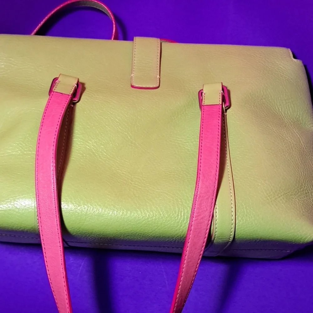 vintage Dooney & Bourke leather "Wicked" 💚shoulder Bag ST. PATRICKS DAY READY🍀 - Picture 11 of 16